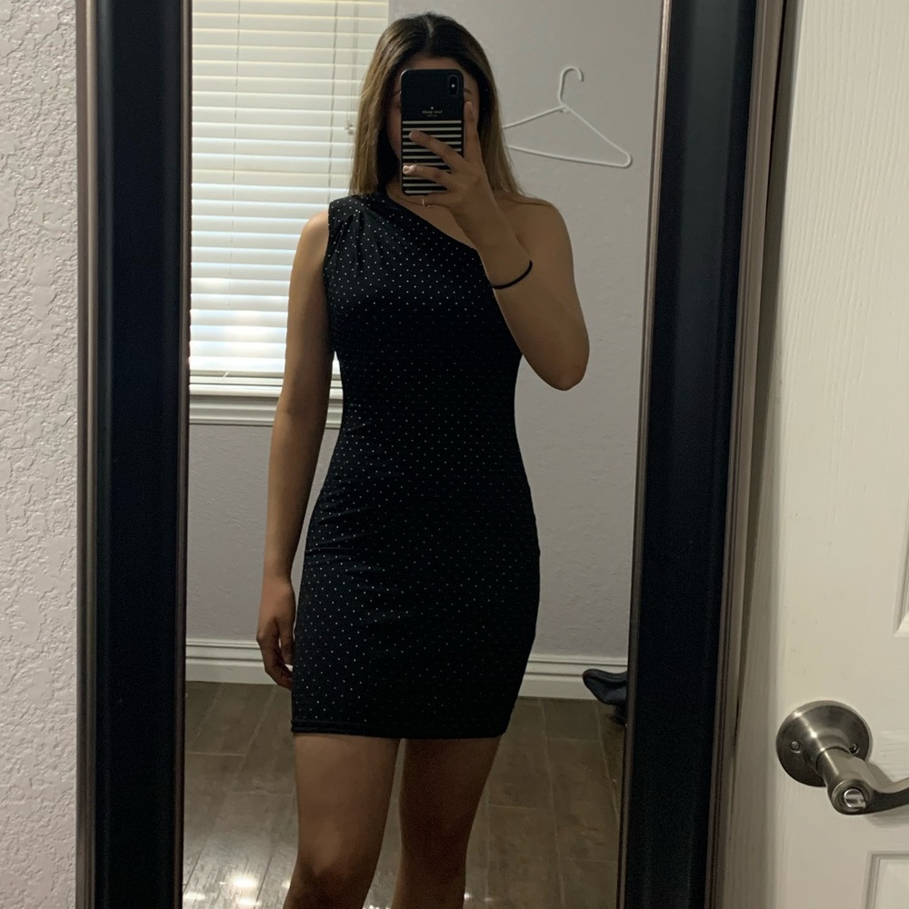 One sleeve night out dress
